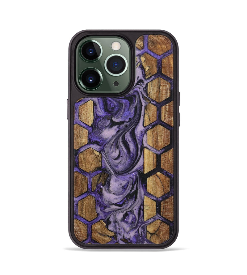 iPhone 13 Pro Wood+Resin Phone Case - Cadence (Pattern, 719544)