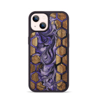 iPhone 14 Wood+Resin Phone Case - Cadence (Pattern, 719544)