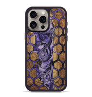 iPhone 15 Pro Max Wood+Resin Phone Case - Cadence (Pattern, 719544)