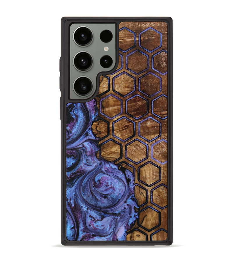 Galaxy S23 Ultra Wood+Resin Phone Case - Virginia (Pattern, 719545)