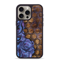 iPhone 15 Pro Max Wood+Resin Phone Case - Virginia (Pattern, 719545)