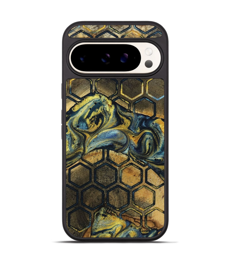 Pixel 9 Pro Wood+Resin Phone Case - Sonia (Pattern, 719546)