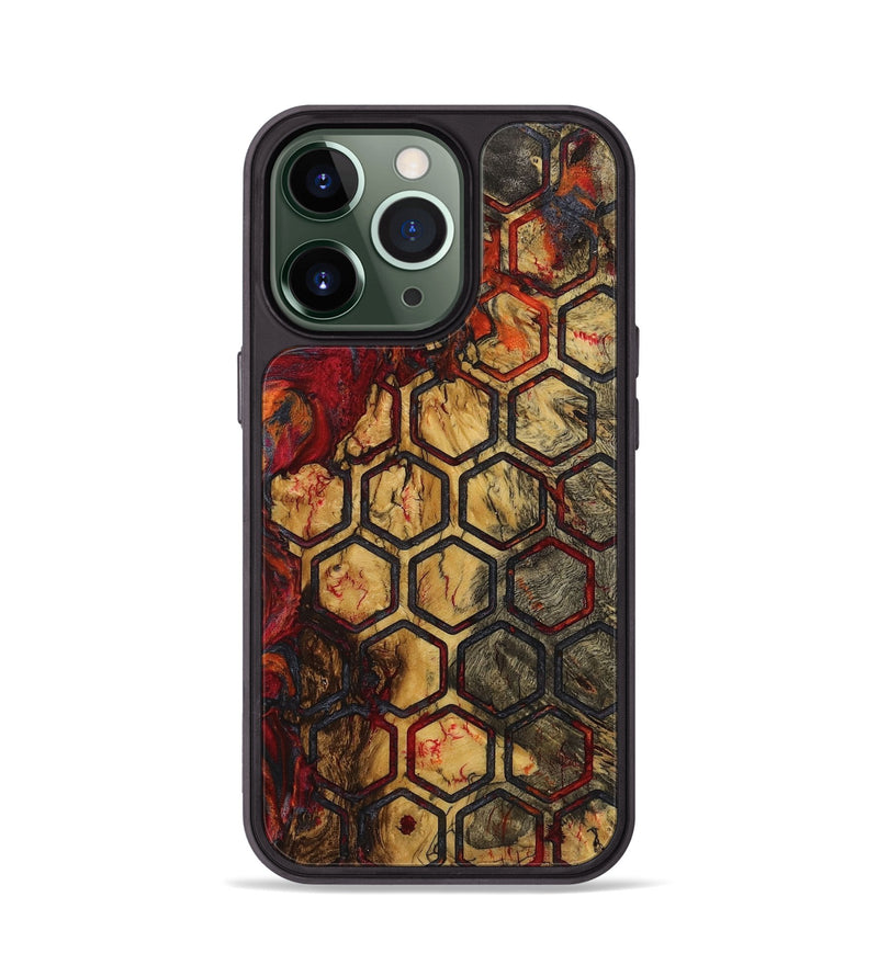 iPhone 13 Pro Wood+Resin Phone Case - Stacie (Pattern, 719547)