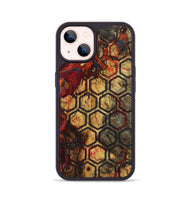 iPhone 14 Wood+Resin Phone Case - Stacie (Pattern, 719547)