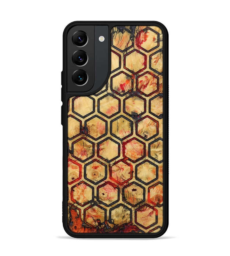 Galaxy S22 Plus Wood+Resin Phone Case - Ali (Pattern, 719551)