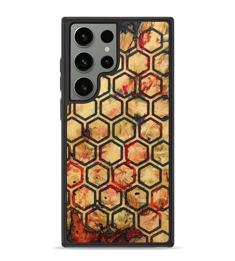 Galaxy S23 Ultra Wood+Resin Phone Case - Ali (Pattern, 719551)