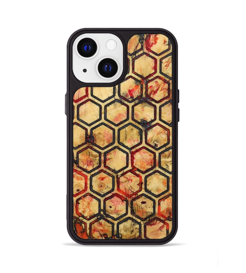 iPhone 13 Wood+Resin Phone Case - Ali (Pattern, 719551)