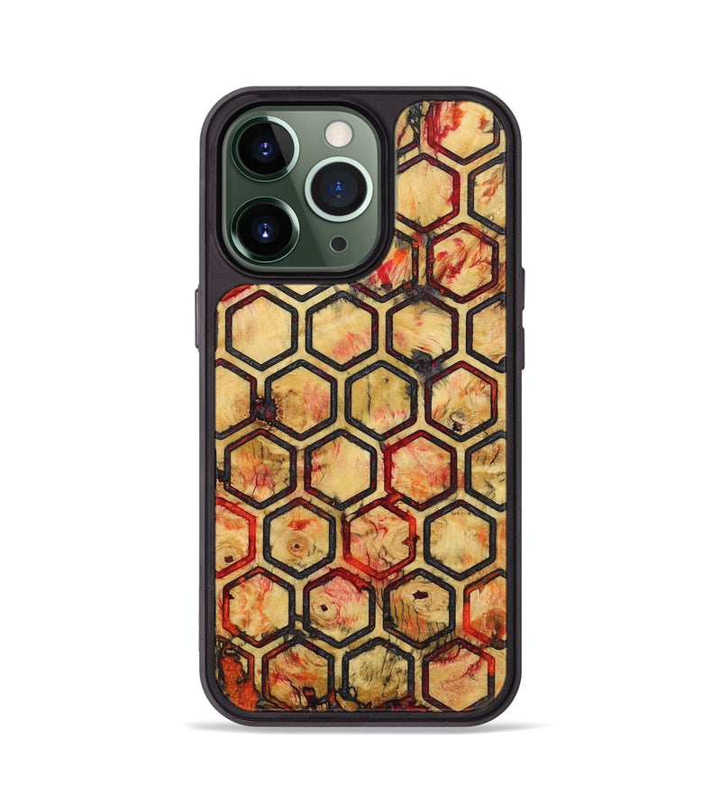 iPhone 13 Pro Wood+Resin Phone Case - Ali (Pattern, 719551)