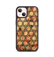 iPhone 14 Wood+Resin Phone Case - Ali (Pattern, 719551)