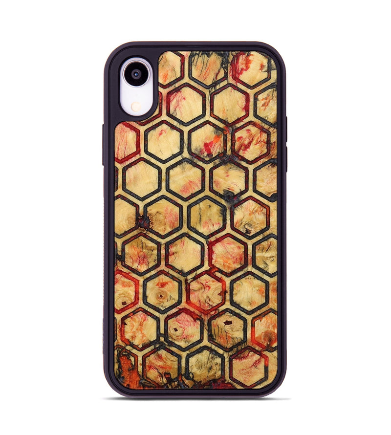 iPhone Xr Wood+Resin Phone Case - Ali (Pattern, 719551)