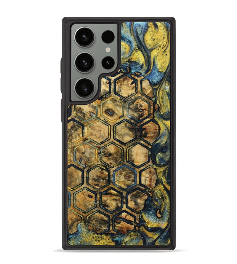 Galaxy S23 Ultra Wood+Resin Phone Case - Sheree (Pattern, 719552)