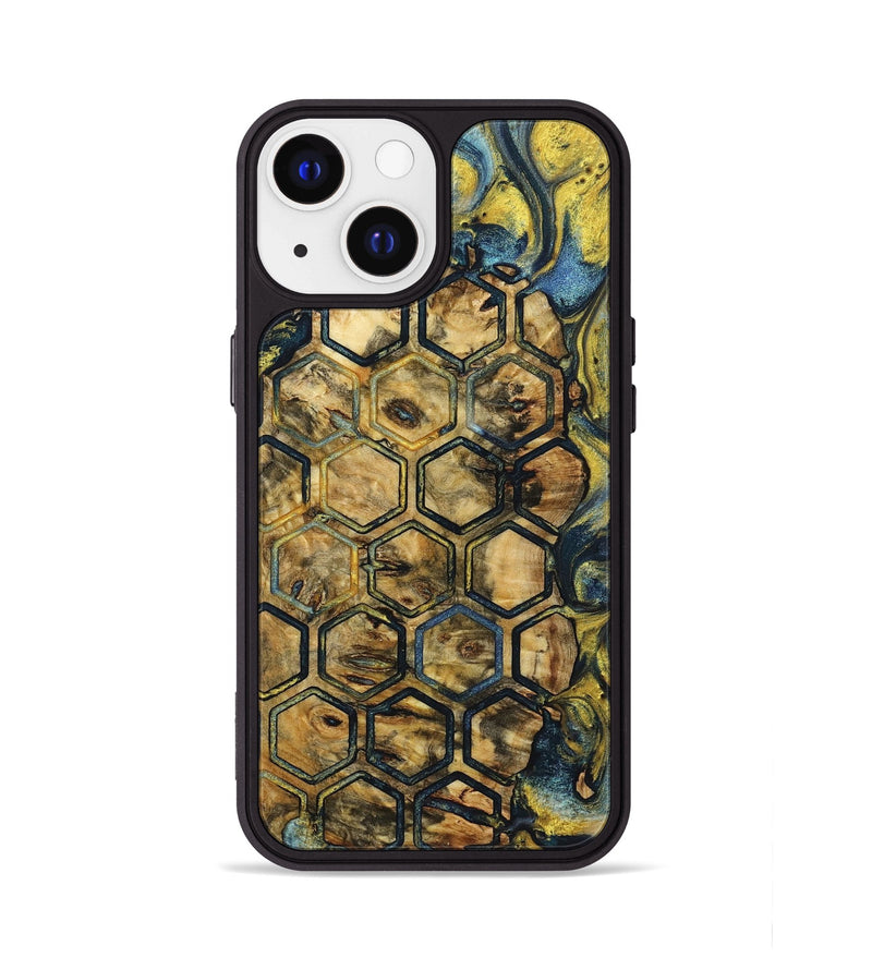 iPhone 13 Wood+Resin Phone Case - Sheree (Pattern, 719552)