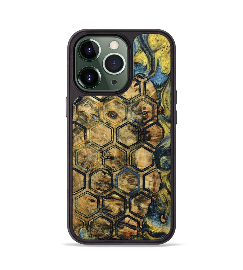 iPhone 13 Pro Wood+Resin Phone Case - Sheree (Pattern, 719552)