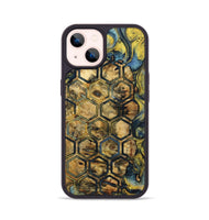 iPhone 14 Wood+Resin Phone Case - Sheree (Pattern, 719552)