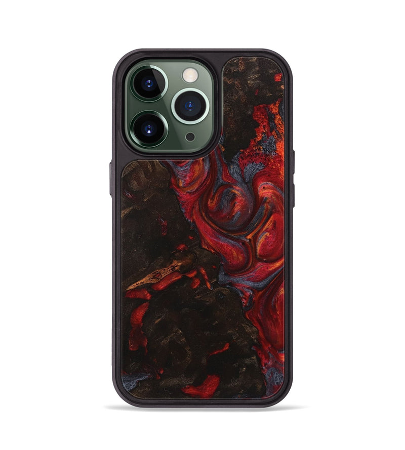 iPhone 13 Pro Wood+Resin Phone Case - Milani (Red, 719557)