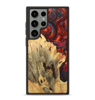 Galaxy S23 Ultra Wood+Resin Phone Case - Bodhi (Red, 719562)