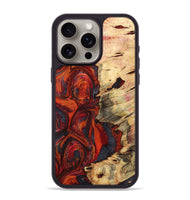 iPhone 15 Pro Max Wood+Resin Phone Case - Remington (Red, 719571)