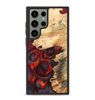 Galaxy S23 Ultra Wood+Resin Phone Case - Ashlee (Red, 719597)