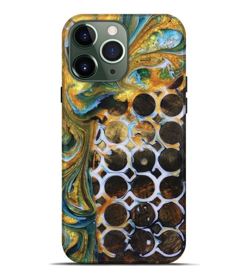 iPhone 13 Pro Max Wood+Resin Live Edge Phone Case - Orion (Pattern, 719608)