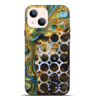 iPhone 14 Plus Wood+Resin Live Edge Phone Case - Orion (Pattern, 719608)