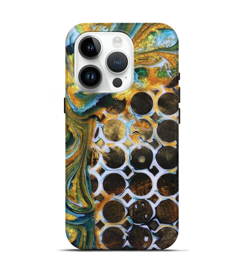 iPhone 15 Pro Wood+Resin Live Edge Phone Case - Orion (Pattern, 719608)