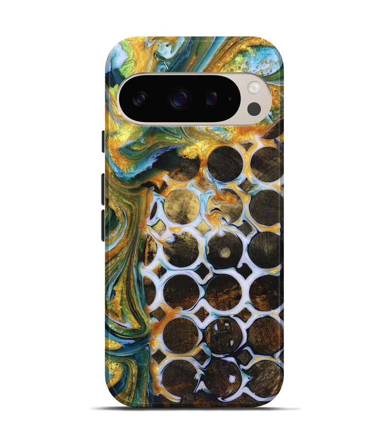 Pixel 9 Wood+Resin Live Edge Phone Case - Orion (Pattern, 719608)