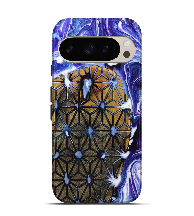 Pixel 9 Wood+Resin Live Edge Phone Case - Meredith (Pattern, 719611)