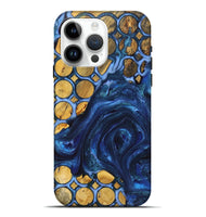 iPhone 15 Pro Max Wood+Resin Live Edge Phone Case - Philip (Pattern, 719613)