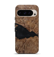 Pixel 9 Wood+Resin Live Edge Phone Case - Ryker (Pure Black, 719629)