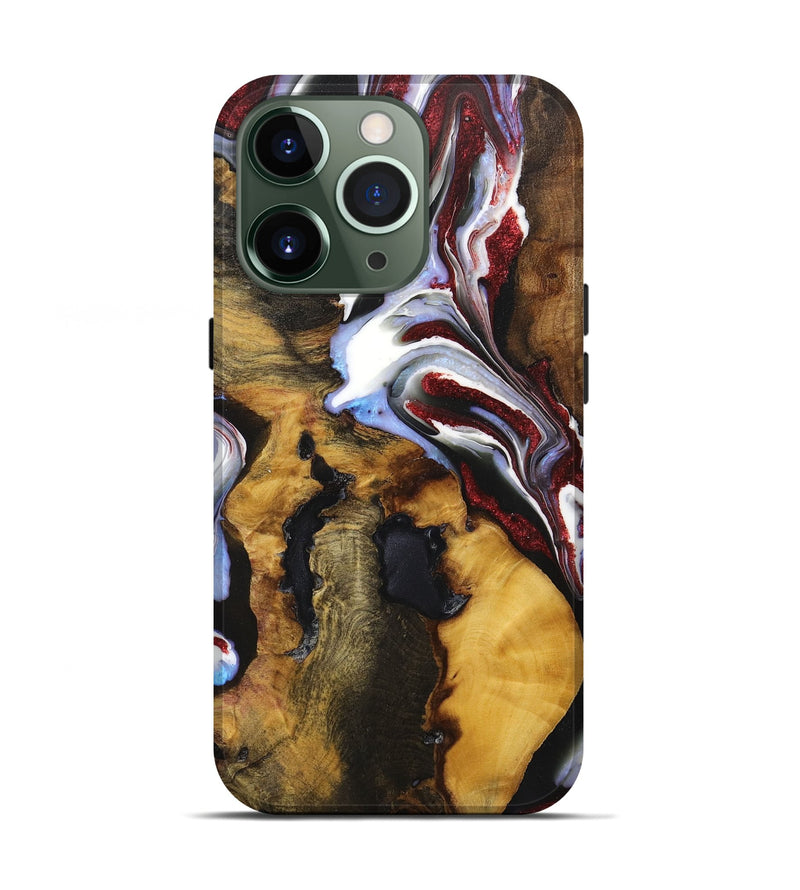 iPhone 13 Pro  Live Edge Phone Case - Aniya (Black & White, 719637)