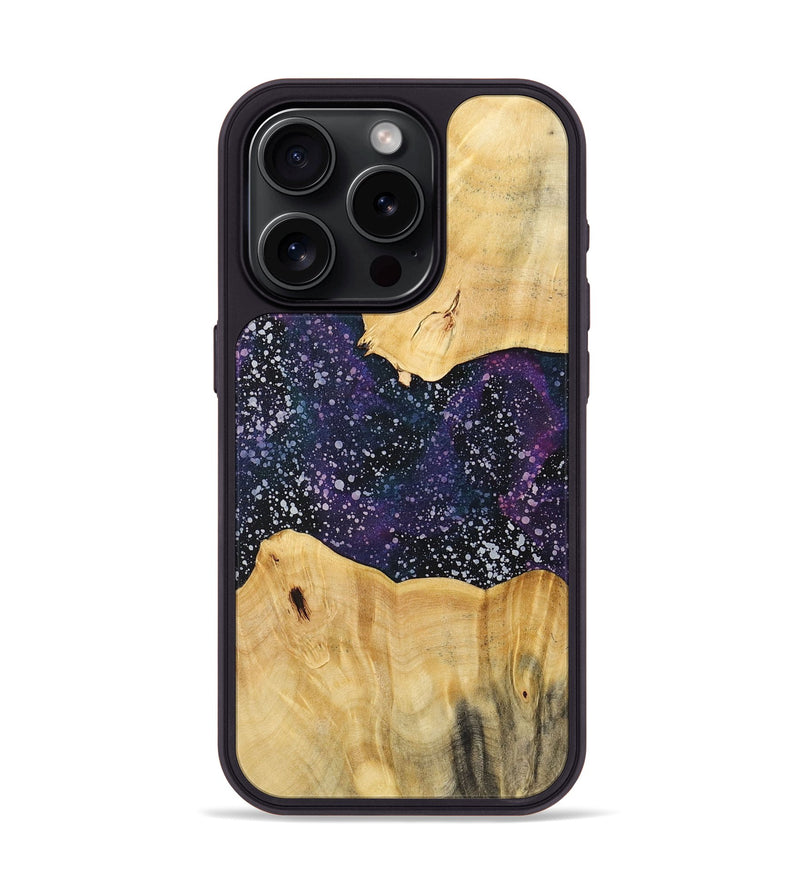 iPhone 15 Pro Wood+Resin Phone Case - Rochelle (Cosmos, 719700)