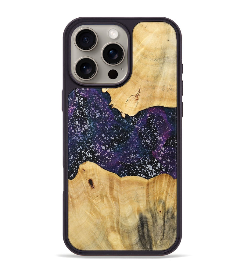 iPhone 16 Pro Max Wood+Resin Phone Case - Rochelle (Cosmos, 719700)