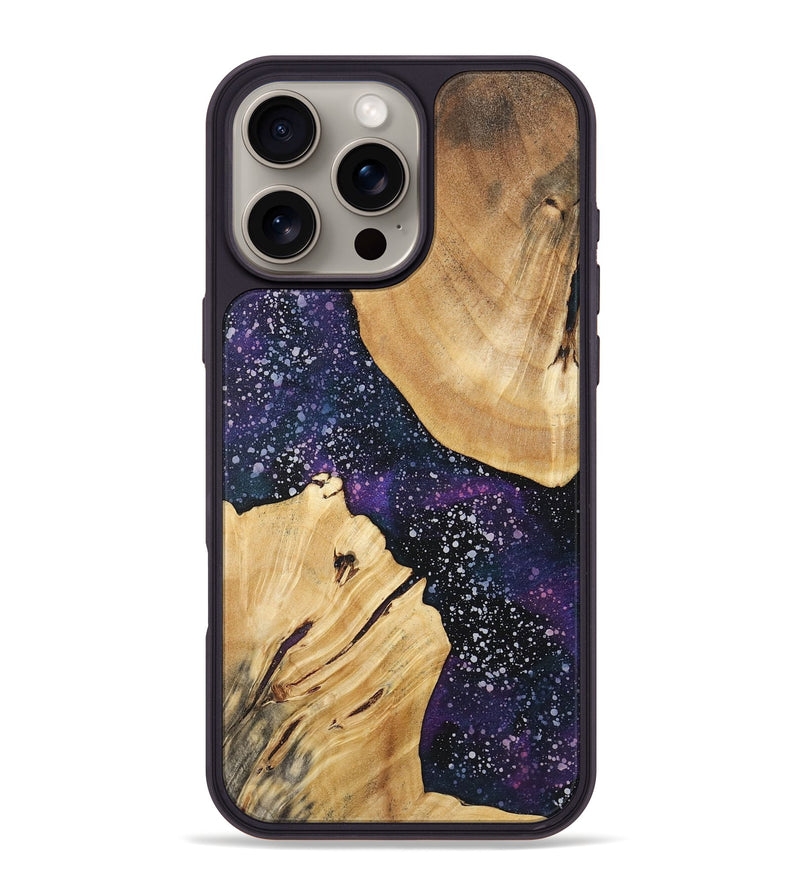 iPhone 16 Pro Max Wood+Resin Phone Case - Gage (Cosmos, 719715)