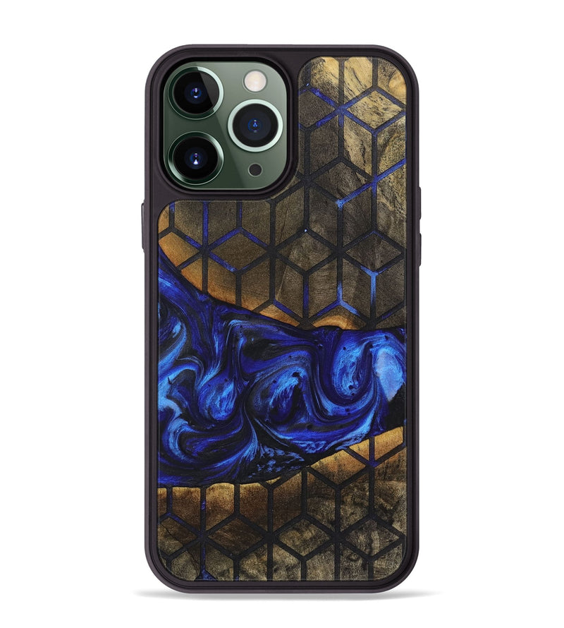 iPhone 13 Pro Max Wood+Resin Phone Case - Marlon (Pattern, 719750)