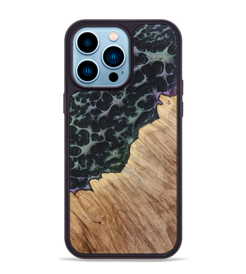 iPhone 14 Pro Max Wood+Resin Phone Case - Remi (Static, 719752)