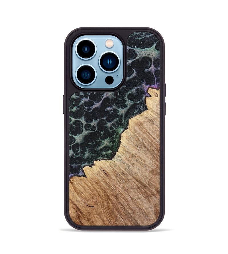 iPhone 14 Pro Wood+Resin Phone Case - Remi (Static, 719752)