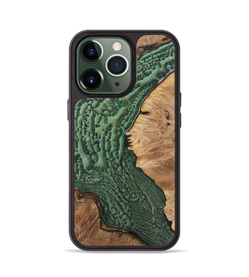 iPhone 13 Pro Wood+Resin Phone Case - Laurence (Static, 719753)