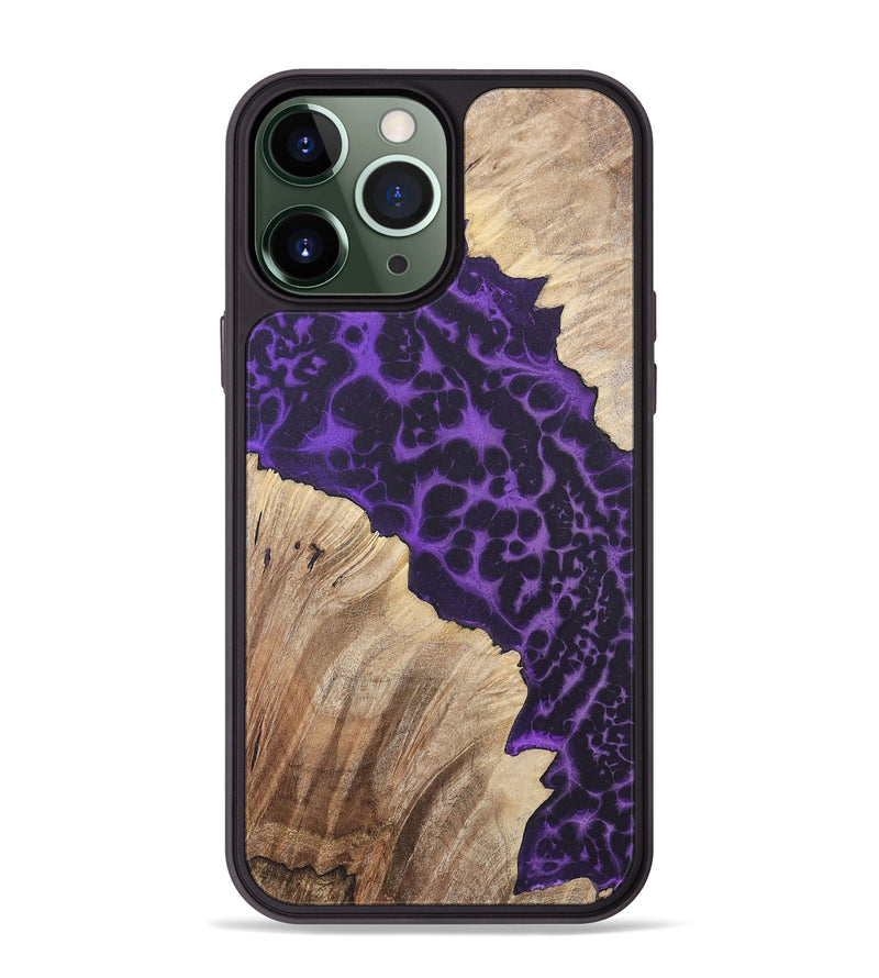 iPhone 13 Pro Max Wood+Resin Phone Case - Leroy (Static, 719754)