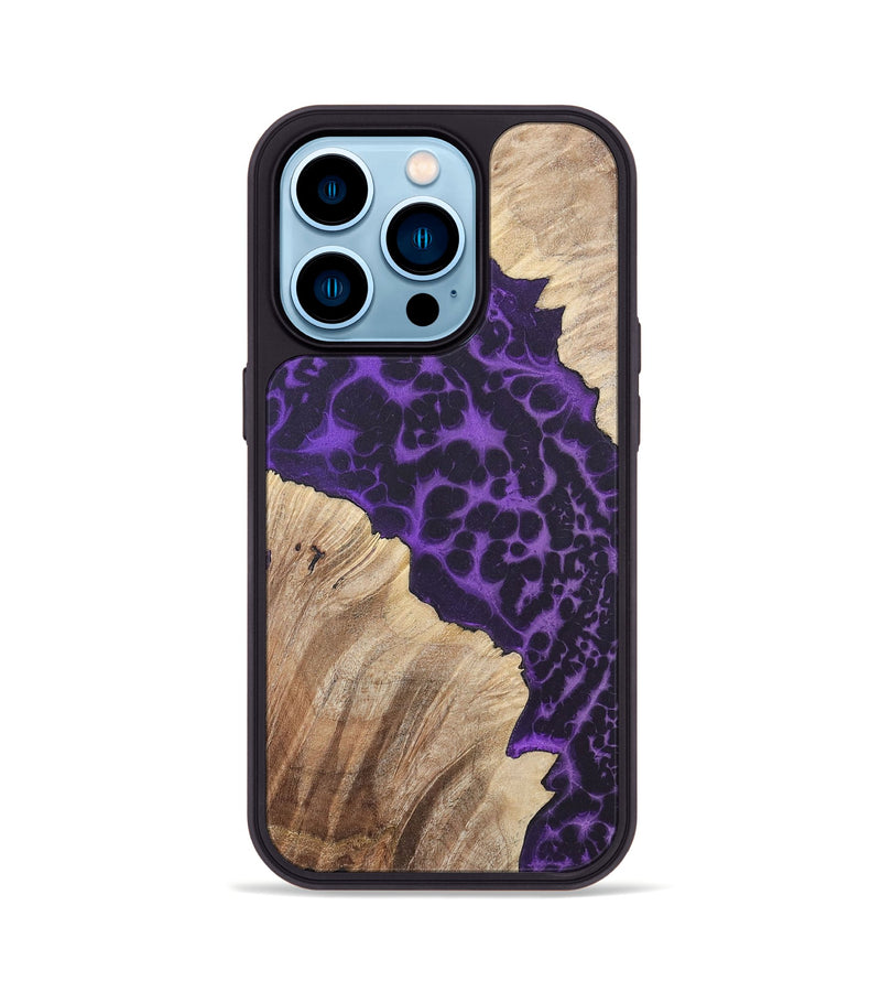 iPhone 14 Pro Wood+Resin Phone Case - Leroy (Static, 719754)