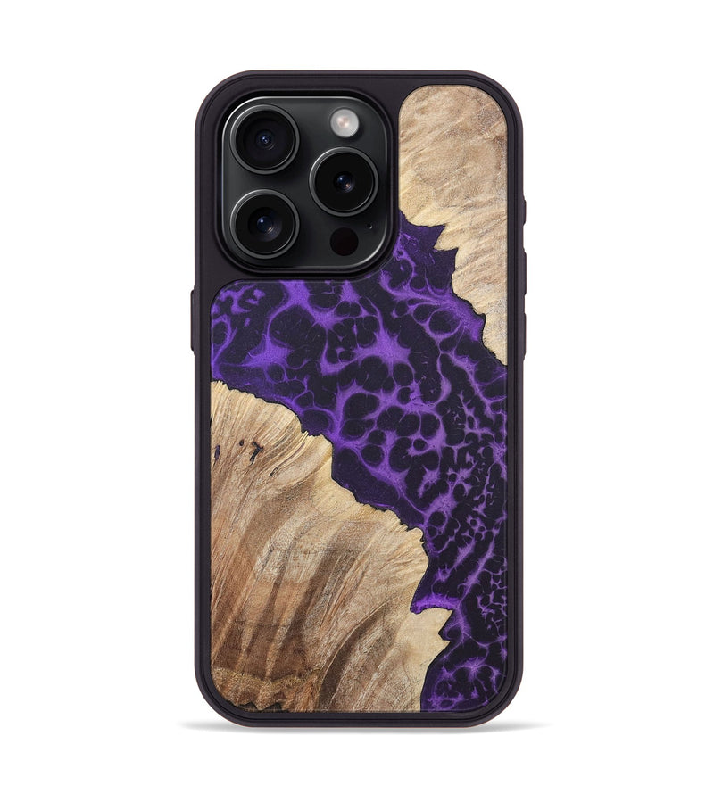 iPhone 15 Pro Wood+Resin Phone Case - Leroy (Static, 719754)