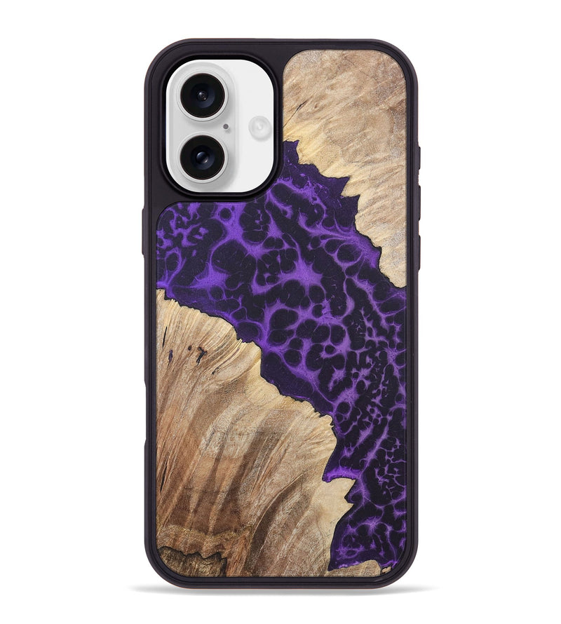 iPhone 16 Plus Wood+Resin Phone Case - Leroy (Static, 719754)