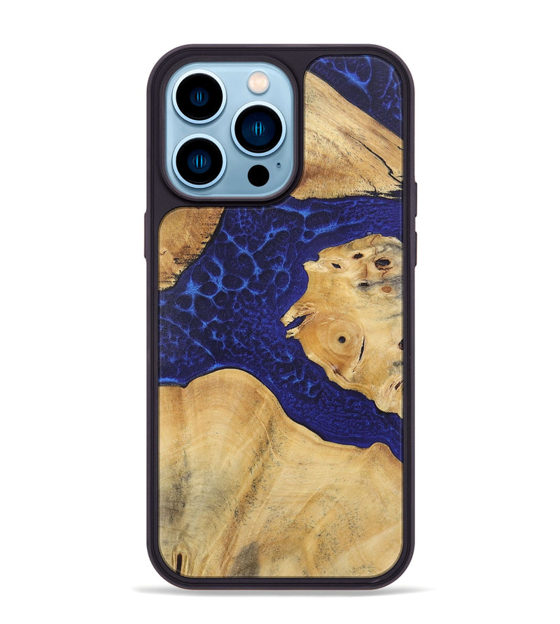 iPhone 14 Pro Max Wood+Resin Phone Case - Karissa (Static, 719757)