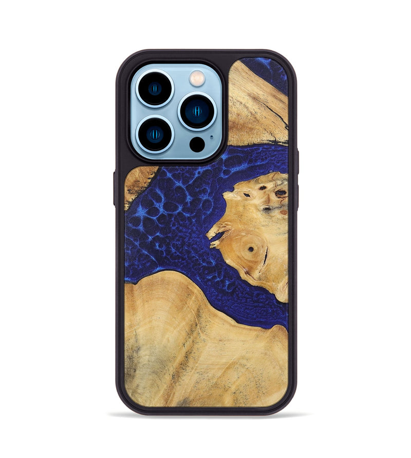 iPhone 14 Pro Wood+Resin Phone Case - Karissa (Static, 719757)