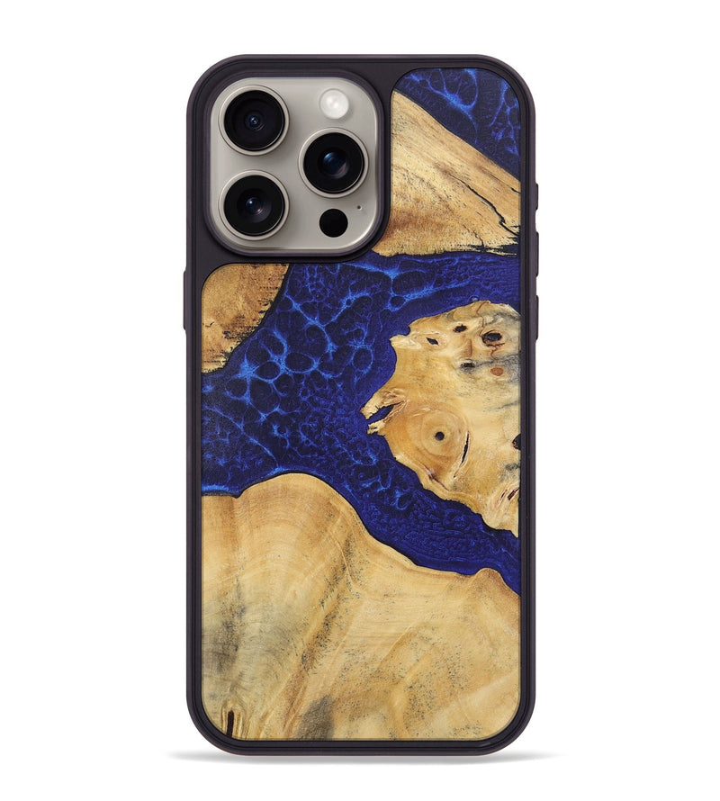 iPhone 15 Pro Max Wood+Resin Phone Case - Karissa (Static, 719757)