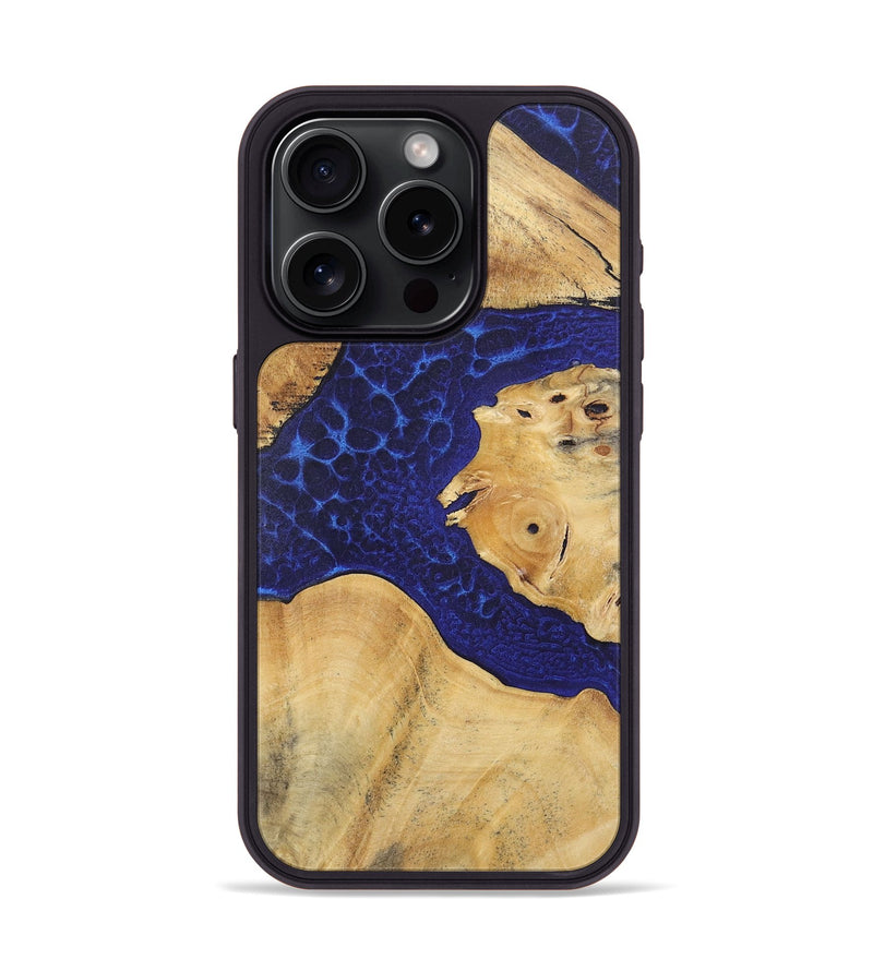 iPhone 15 Pro Wood+Resin Phone Case - Karissa (Static, 719757)