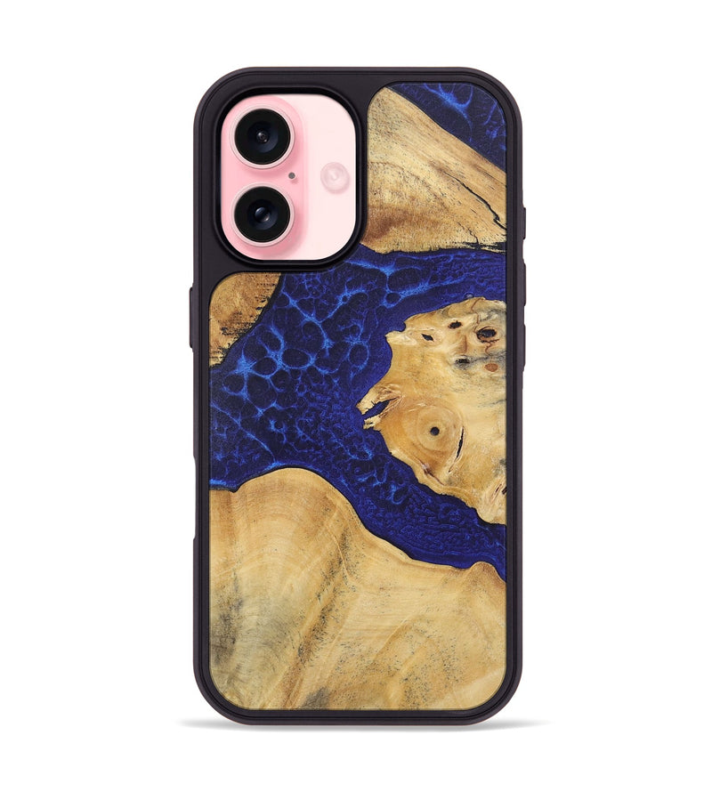 iPhone 16 Wood+Resin Phone Case - Karissa (Static, 719757)