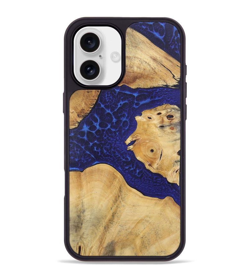 iPhone 16 Plus Wood+Resin Phone Case - Karissa (Static, 719757)