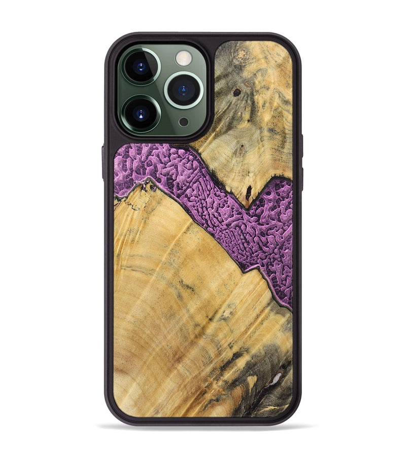 iPhone 13 Pro Max Wood+Resin Phone Case - Paige (Static, 719758)