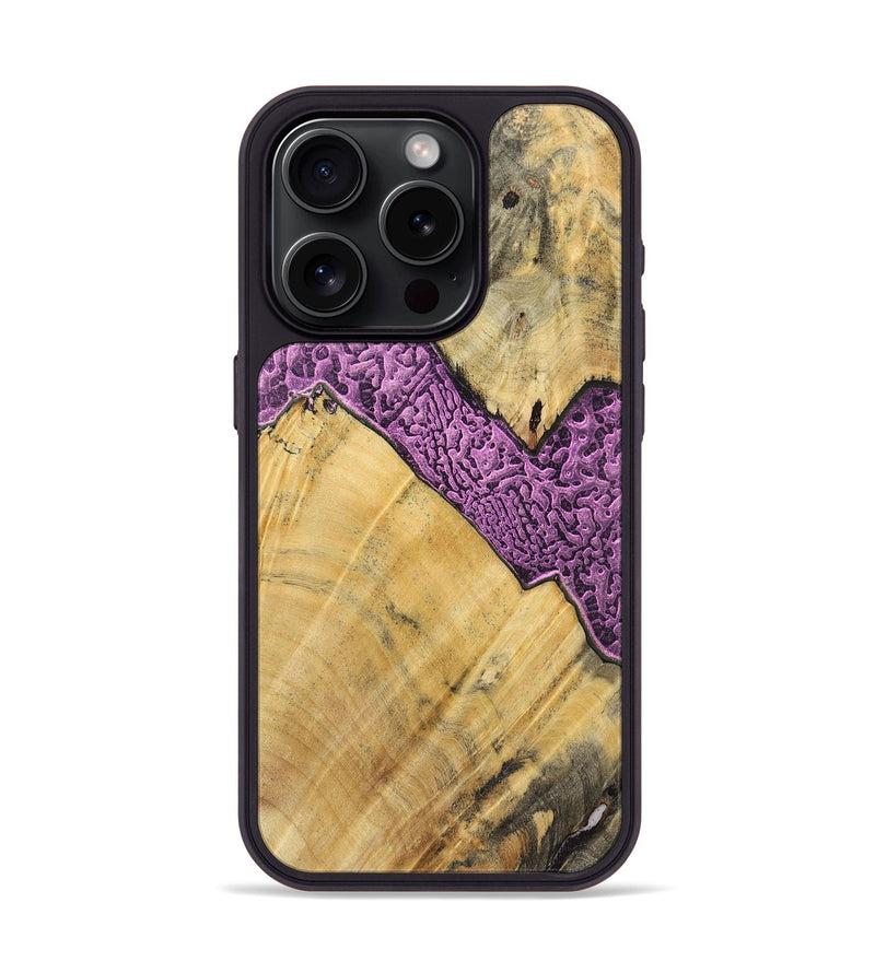 iPhone 15 Pro Wood+Resin Phone Case - Paige (Static, 719758)