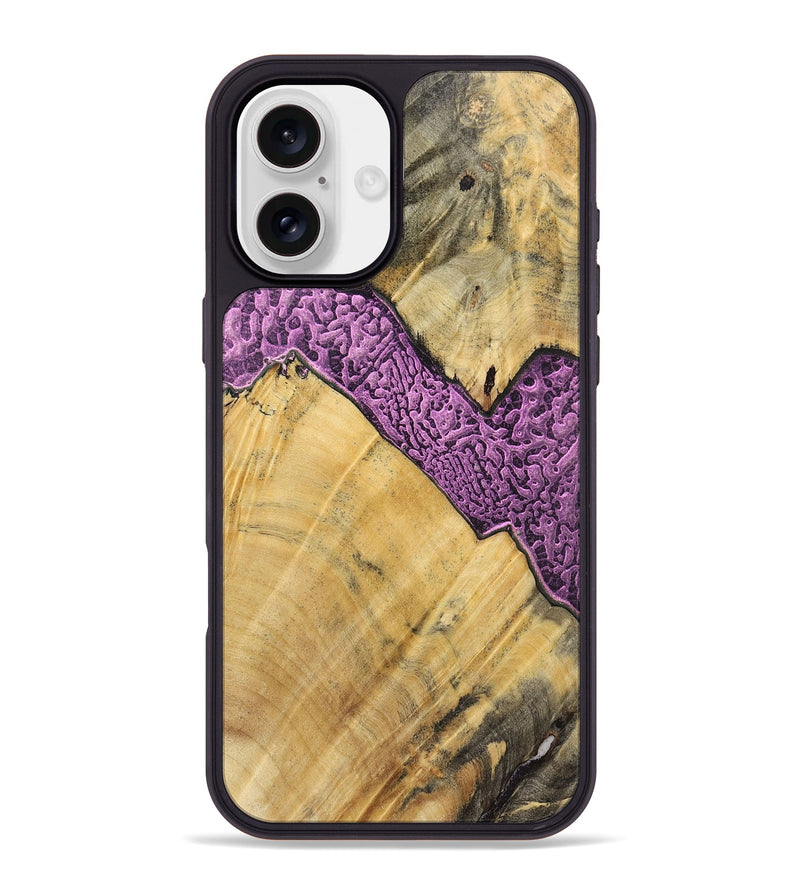 iPhone 16 Plus Wood+Resin Phone Case - Paige (Static, 719758)